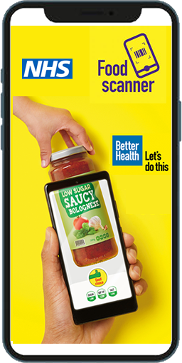 food scanner phone app screenshot